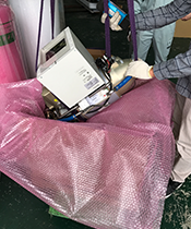 Packing in our warehouse to prepare for shipment and related documents